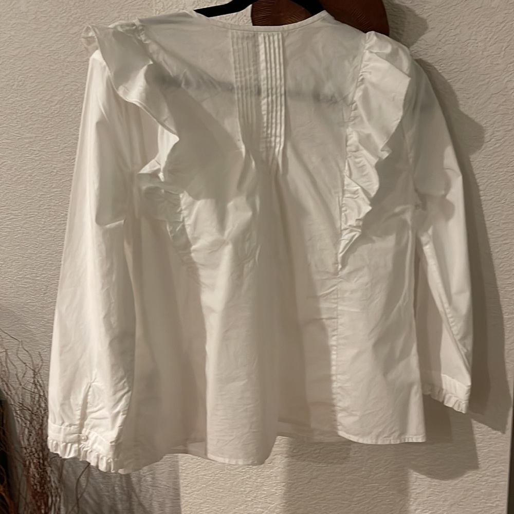 COPY - JOIE Ruffle top - Picture 4 of 4